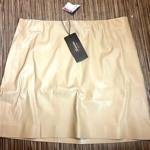 Leather skirt
